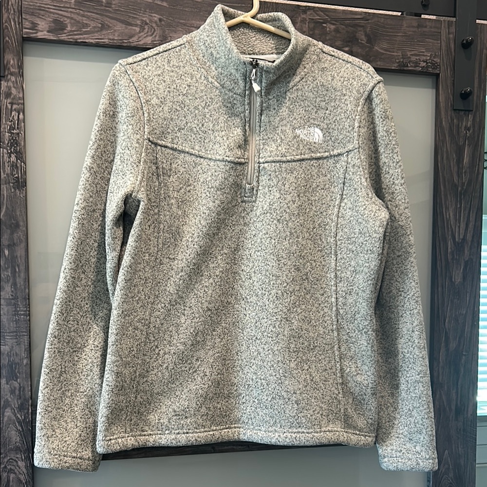 The North Face Gray Quarter-Zip Fleece